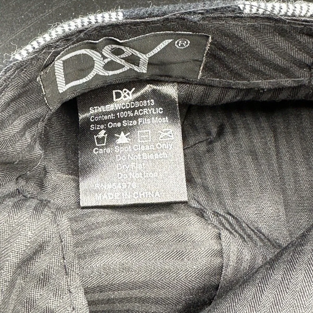 D&Y - Gatsby Newsboy Driver Flat Hat / Cap, Gingham or Plaid, 100% Acrylic - Picture 6 of 7